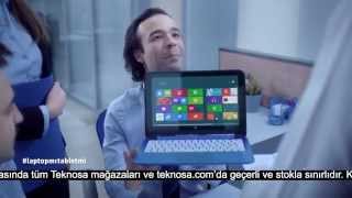 Teknosa  HP 2’si 1 Arada Laptop reklamı [upl. by Akcirehs]