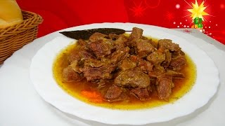 CALDERETA DE TERNERA  RECETA ANDALUZA FÁCIL [upl. by Akkeber]