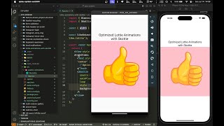 ASMR Programming  React Native Optimized Lottie Animations with Skottie  No Talking [upl. by Dita642]