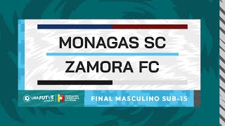 Liga FUTVE Jr  Zamora FC vs Monagas SC  Final Sub15 [upl. by Annaear]