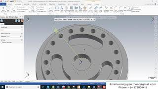 MasterCAM 2019 Tutorial 1  Lathe C Axis [upl. by Belmonte864]