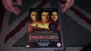 Nostalgamer Unboxing Enemy At The Gates On For DVD UK PAL [upl. by Tullus]