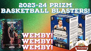 Massive WEMBY’S 🤩🥶 202324 Panini Prizm Basketball 🏀 6 Blaster Box  review [upl. by Leanor]