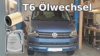 Ölwechsel  VW T6 Multivan  20 TDI  110kW  CXFA  032 [upl. by Ane981]