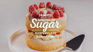 The Huletts School of Sugar Festive Masterclass Presents Almond and Raspberry Dacquoise [upl. by Ayotac250]