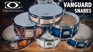 SNARES GALORE Drumcraft Vanguard Snaredrums amp Series 6 drumkit [upl. by Marquita]