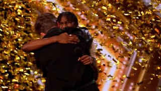 Alesha Dixon Moved To Tears and Awards Her GOLDEN BUZZER To Rap And Pianist Duo Flintz amp T4ylor [upl. by Nodnar]