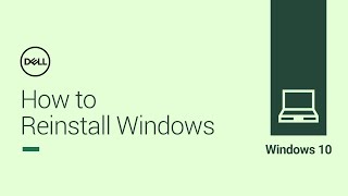 How to Reinstall Windows 10 Official Dell Tech Support [upl. by Crim]