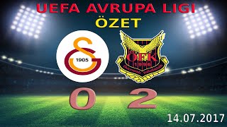 Östersunds  Galatasaray 20 UEFA Europa League 2017 ÖZET [upl. by Arrol]