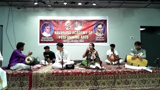 Navarasa Academy November Month Concert Vardhan Solo Performance [upl. by Ingold]