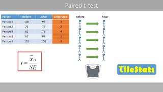 The paired ttest  explained with a simple example [upl. by Collyer]