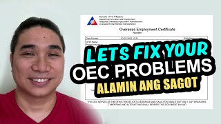 MGA SAGOT SA OEC PROBLEMS NG OFW  OEC Online Appointment 2024 [upl. by Rozek190]