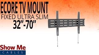 How To Install A Ultra Slim TV Mount For TVs Between 32quot To 70quot 17515002 [upl. by Deegan]