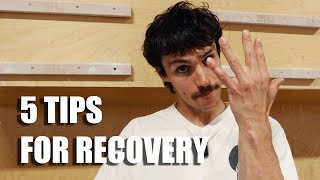 5 TIPS FOR RECOVERING REDUCING RISK AND COPING WITH INJURIES FOR CLIMBERS [upl. by Gustafsson845]