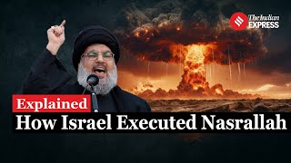 How Israel Executed Hezbollah Chief Hassan Nasrallah in Beirut Bunker  Explained [upl. by Freed775]