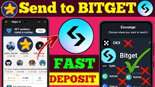 MAJOR Deposit to BITGET Full Process  Major BITGET Withdrawal  Major Airdrop Claim in Bitget ✅ [upl. by Bohaty]