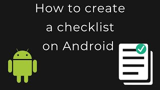 How to turn a Recyclerview into a Checklist on Android [upl. by Arama]