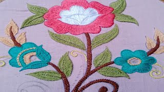 Trellis Stitch Flower  New Design 2024  Beautiful Flower  Super gorgeous By Zari handy arts [upl. by Vershen]