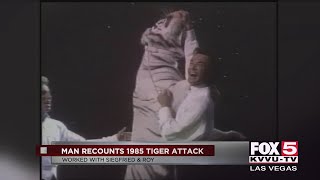 Man recalls 1985 tiger attack on Las Vegas Strip [upl. by Wei]