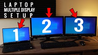 How to setup Multiple Display on a Laptop [upl. by Yrrok]