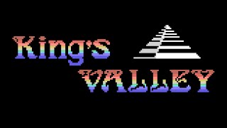 MSX Kings Valley  Longplay [upl. by Hceicjow989]