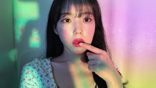 ASMR 스핏 페인팅👅 낼루미 입소리와 시각적 팅글ㅣSpit Painting you Mouth Sounds [upl. by Ladin]