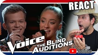 The Voice 2018  Blind Audition  Britton Buchanan amp Brynn Cartelli [upl. by Conn]