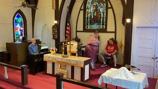 Oceanport United Methodist Church Service 8424 [upl. by Ainavi]