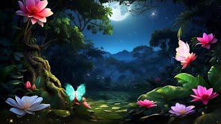 Flower Garden Background Video  Realistic Flower Background  Fairy Garden Background Template [upl. by Boles796]