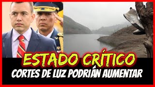 Estado Critico Cortes de Luz podrían aumentar [upl. by Eeznyl]