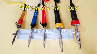 Which is the best Soldering Iron 25w 35w 50w 75w 100w [upl. by Atel]