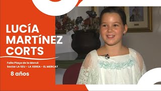 Candidatas a Fallera Mayor Infantil de Valencia 2025 Lucía Martínez Corts [upl. by Nydia398]