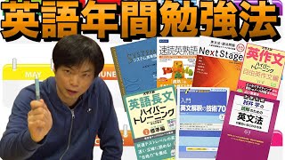 年間英語学習計画【単語・文法・解釈・長文・作文】 [upl. by Lily]