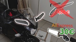 TUTORIAL Honda CBR125R Rizoma Stealth style mirrors  bonus mods [upl. by Nue]