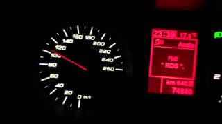 Alfa Romeo Brera 20 JTDm 170 HP 0140 kmm acceleration [upl. by Hsitirb]