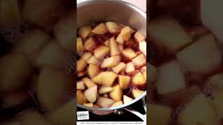 69 Crumble pommespoires au vin rouge recettefacile recette food recipe cuisine vindecuisine [upl. by Arytas]