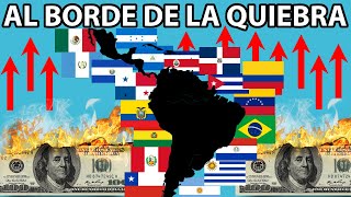 10 PAÍSES MÁS ENDEUDADOS DE AMÉRICA LATINA [upl. by Ahsiele]