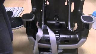 Graco Extend2Fit Moving the Latch Strap [upl. by Ittap]