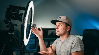 Best Bang for Buck RING LIGHT for YouTube  IVISII 19 inch LED Light REVIEW [upl. by Chrotoem]