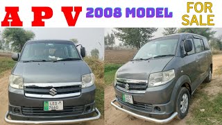 Suzuki APV 2008 Model For Sale  Used Suzuki APV Van For Sale  Car For Sale In Punjab [upl. by Euqinu872]