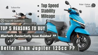 Connectivity Issue Resolve  Top Speed More Then Company Claim  TVS Jupiter 110 cc Honest Review [upl. by Zaneta]