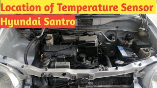 Location of Temperature Sensor in Hyundai Santro  santro [upl. by Herr517]