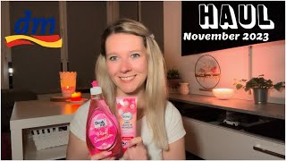 DM HAUL 🛍️  November 2023  HaarFavoriten amp mehr [upl. by Leahpar]