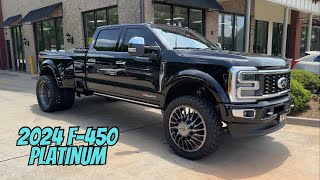 2024 Ford F450 Platinum  on 26” JTX Forged wheels and a Wicked MFG lift kit [upl. by Anawit]