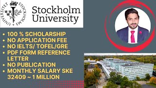 Swedish institute scholarships  Stockholm university  fully funded scholarship Sweden [upl. by Kobylak]