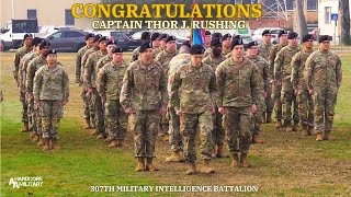 Change of Command Ceremony Bravo Company 307th Military Intelligence Battalion [upl. by Oren]