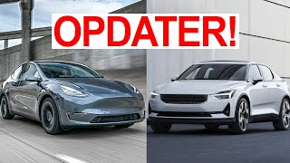 Opdateringer til BÅDE Tesla og Polestar og lidt om chipsmangel  BILNYHEDERNE UGE 42 [upl. by Cheng]