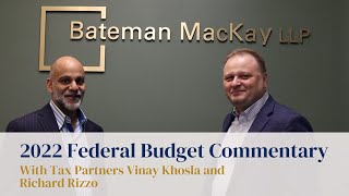 2022 Federal Budget Commentary [upl. by Ahsert]