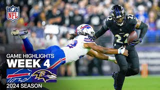 Buffalo Bills vs Baltimore Ravens  2024 Week 4 Game Highlights [upl. by Okihcim]