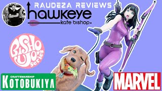 Hawkeye kate Bishop Kotobukiya Bishoujo Statue Review [upl. by Ecinereb]